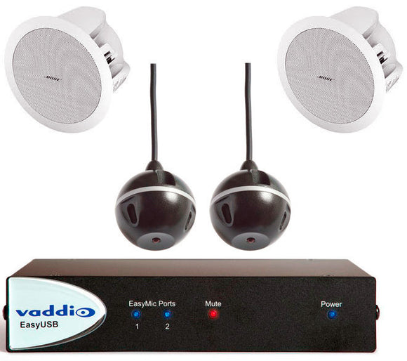 Vaddio 999-8645-000 EasyTalk USB Audio Bundles System D