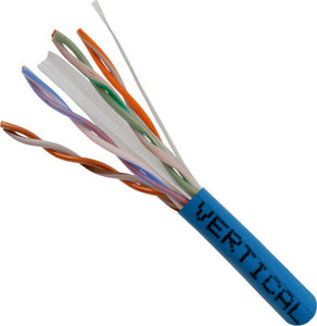 Vertical Cable 067-662/PL/BL CAT6 Horizontal Cable 23AWG Plenum 1000FT Blue