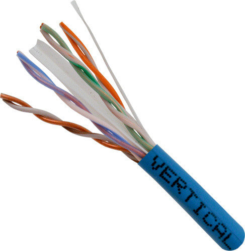 Vertical Cable 067-662/PL/BL CAT6 Horizontal Cable 23AWG Plenum 1000FT Blue