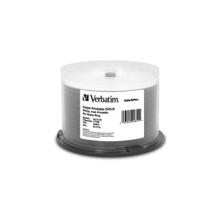 Verbatim 94854 DataLifePlus 8x DVD-R Media 50 Pack