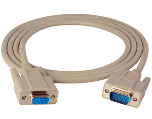 TecNec 15-Pin WUXGA VGA Male to Female Cable 6FT