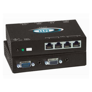 NTI VOPEX-C5V-4R 4-port VGA Splitter/Extender via CAT5 Rackmounted