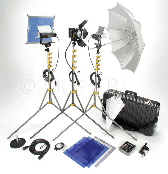 Lowel VP-97ULBZ Go Jet Set 3 Light Kit with LB-30 Soft Case