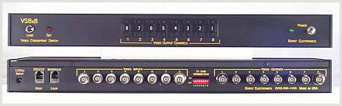 Burst VS8x8 Video Matrix Switcher