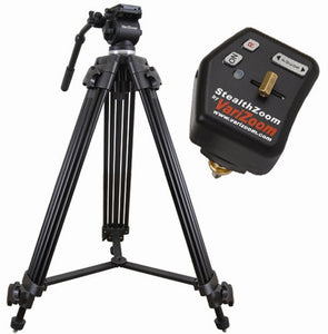 VariZoom VZTK75A-STEALTH Video Tripod and Stealth Lens Control