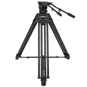 VariZoom VZ-TKC100A 100mm Combo VZ-FH100 Head and VZ-TC100A Aluminum Tripod