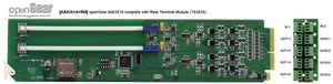 Ward-Beck openGear AA6201A complete with Rear Terminal Module T6303A