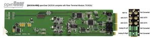 Ward-Beck openGear D6203A-RM Analog-to-AES/EBU Digital Converter with Rear Terminal Module