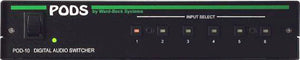 Ward-Beck POD10 6x1 AES/EBU Digital Audio Switcher - 75 Ohm