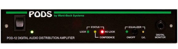 Ward-Beck POD12/75 1x6 AES/EBU Reclocking Distribution Amplifier -75 Ohm Version