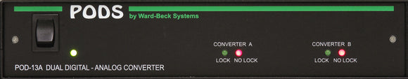 Ward-Beck POD13A Dual AES/EBU-to- Analog Audio Converter