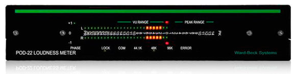 Ward-Beck POD22 Stereo Loudness Meter - Digital & Analog Inputs