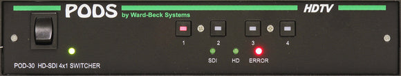 Ward-Beck POD30 4x1 HD/SDI/ASI Video Switcher