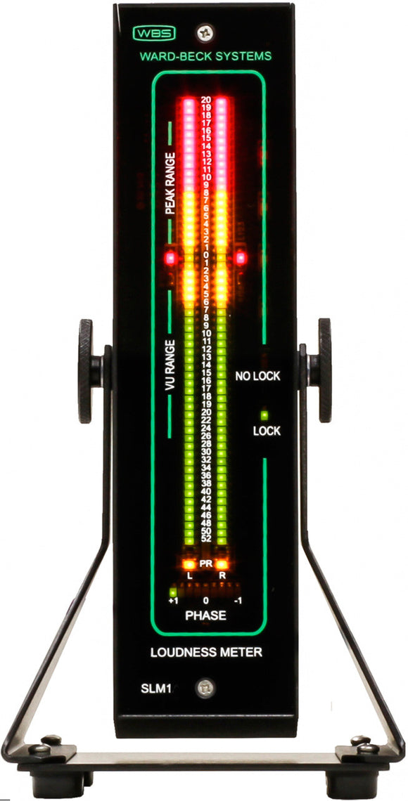 Ward-Beck SLM1D/110 Stereo Level Meter - 1 Digital Input - 110 Ohm Version
