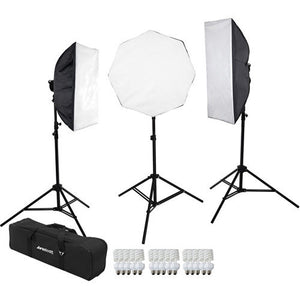 Westcott 483 D5 3-Light Daylight Softbox Kit with Case