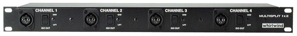 Whirlwind Multisplitter MLTSP1X3 Units in 1 Rack Mount