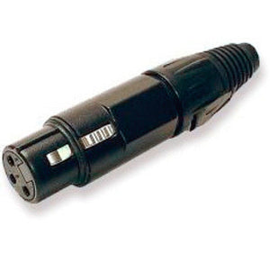 Whirlwind WI3M-BK XLR Female Connector Set (#1-48) BLACK