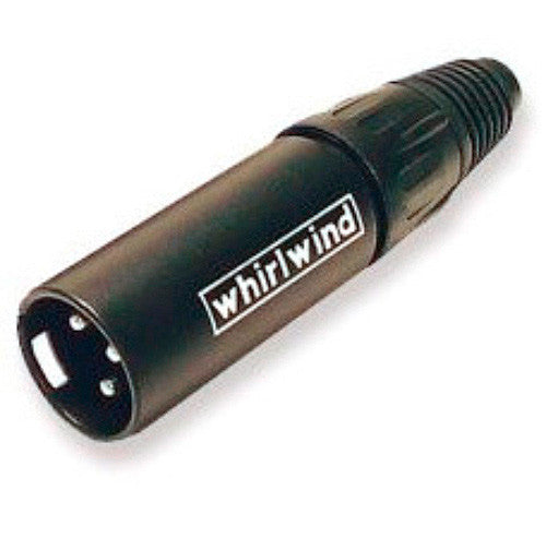 Whirlwind WI3M-BK XLR Male Connector Set BLACK - Number 1-24