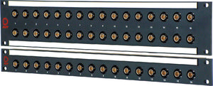 AVP WK-G320E2-JJ300 3x20/2RU/60 JJ300 3Ghz Feedthru BNC Semi-Recessed Patchbay