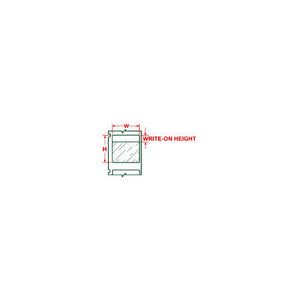 Brady WML-205-292-1 .5x1 Inch Label 250 Roll