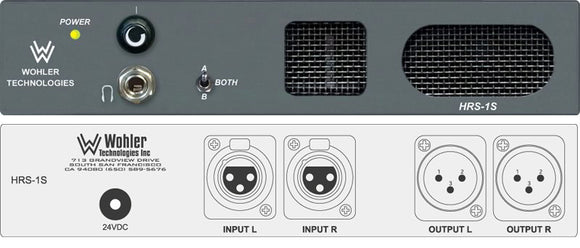 Wohler HRS-1S Ultra Compact Full Range Mono Self-Pwrd Speaker Sys-1 Stereo Input