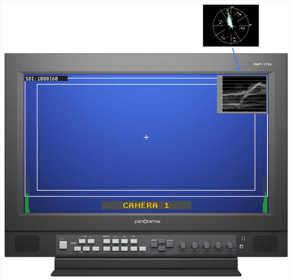 Wohler RMT-170e-SD 17 Inch SD/SDI LCD Monitor (Rack Mount)