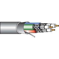 West Penn Wire WP8253 25 AWG 3 MiniMax RGBHV Coax Cable 500FT