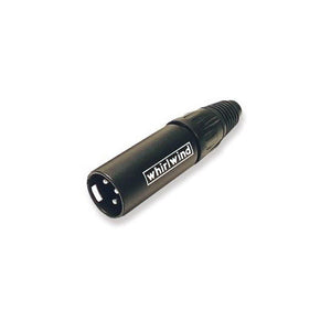 Whirlwind WI3M-BK-4 Male Inline XLR Connector Numbered 4