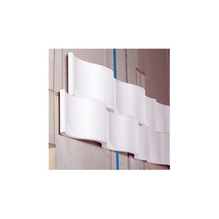 Pinta Acoustic SONEX WhisperWave Accoustical Foam Ribbon Wall Panels - 18in x 48in - White (per sheet)