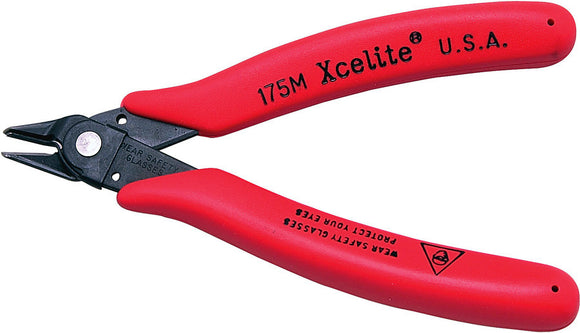 Xcelite 175M Low Profile Diagonal Shearcutter with Red Grips