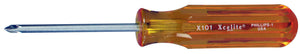 Xcelite X101 Phillips x 3 Inch Round Blade Screwdriver with Amber Handle