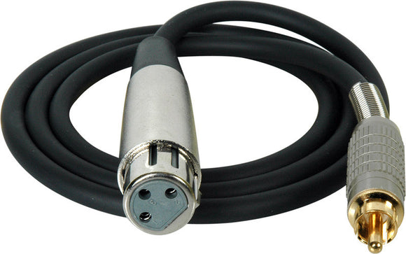 TecNec Premium XLR Female to RCA Male Audio Cable 10FT