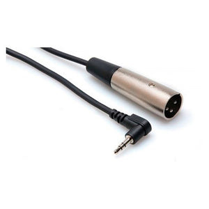 Hosa XVM-105M Right Angle TRS 3.5mm Mini to XLR Male 5FT