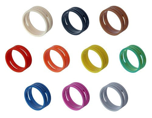 Neutrik XXR-8 Colored Coding Rings for XX Series Connectors - Grey