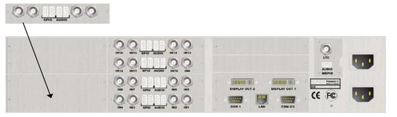 Harris ZP2-OPT-VID4 4-Channel Input Module for Predator Multiviewer System