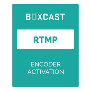 BoxCast RTMP Encoder Activation