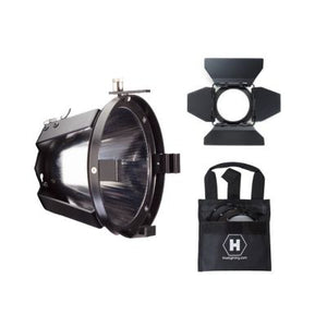 Hive Lighting Par Reflector Attachment, Barndoors and 3 Lens Set (Medium, Wide, Super Wide) with Bag for Bee 50-C, Wasp 100-C and Hornet 200-C