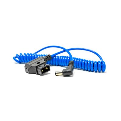 Kondor Blue D-Tap to DC Right Angle Coiled Cable (5.5 x 2.5mm)