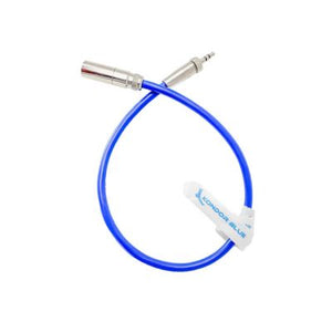 Kondor Blue Mini XLR to 3.5mm Locking Screw Mini Plug (Blue)