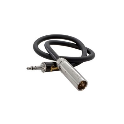 Kondor Blue 14'' Mini XLR Male to 3.5mm Mono Mini Plug Audio Cable