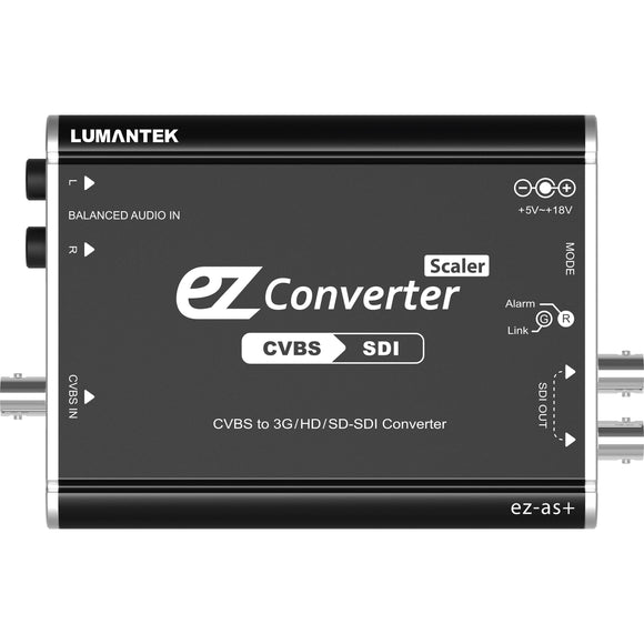 Lumantek CVBS to 3G/HD/SD-SDI Converter  with Scaler