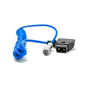 Kondor Blue Coiled D-Tap to BMPCC 6K/4K Power Cable (Blue)